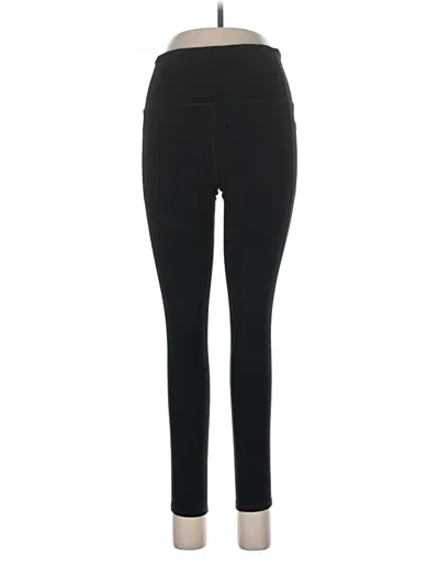 Pre-owned Skechers Active Pants In Black