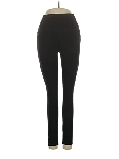 Pre-owned Skechers Active Pants In Black