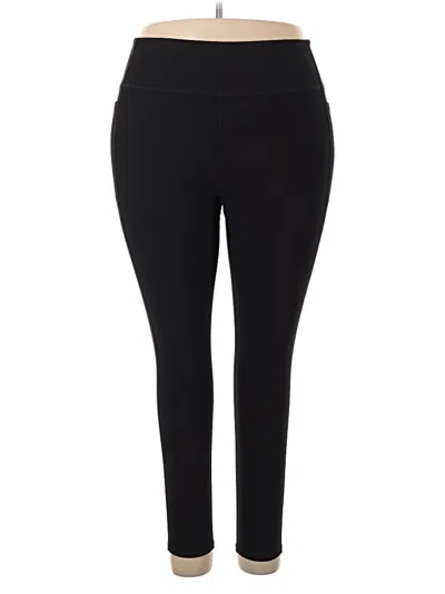 Pre-owned Skechers Active Pants In Black