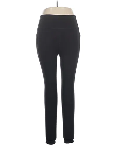 Pre-owned Skechers Active Pants In Black