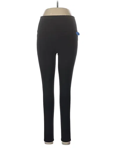 Pre-owned Skechers Active Pants In Black