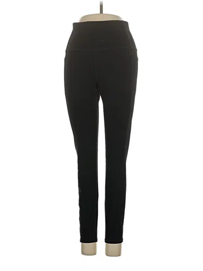 Pre-owned Skechers Active Pants In Black