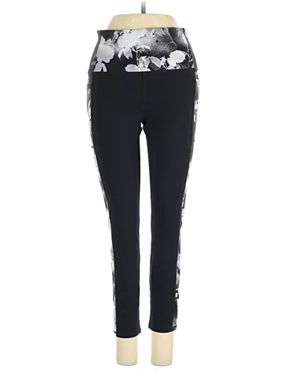 Pre-owned Skechers Active Pants In Black