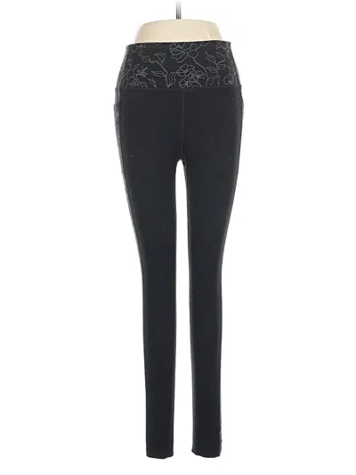 Pre-owned Skechers Active Pants In Black