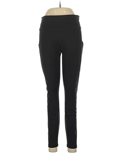 Pre-owned Skechers Active Pants In Black