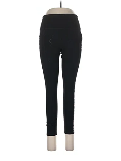 Pre-owned Skechers Active Pants In Black