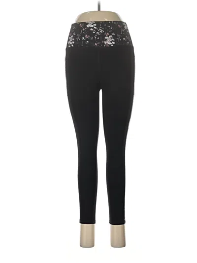 Pre-owned Skechers Active Pants In Black