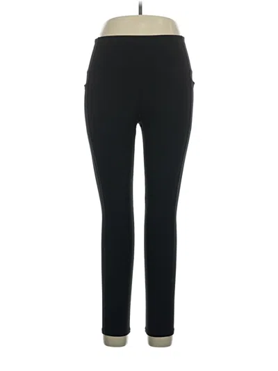 Pre-owned Skechers Active Pants In Black