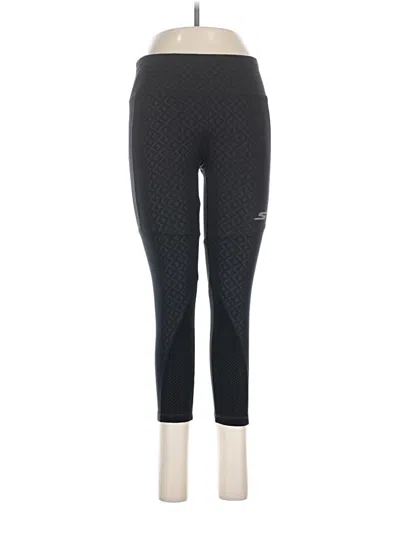 Pre-owned Skechers Active Pants In Black