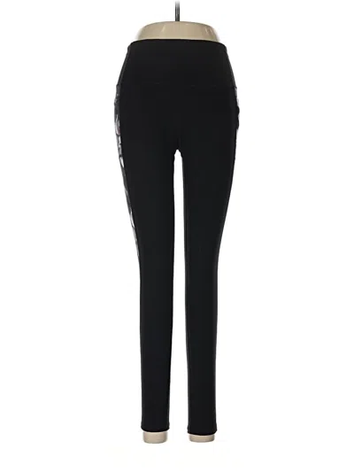 Pre-owned Skechers Active Pants In Black