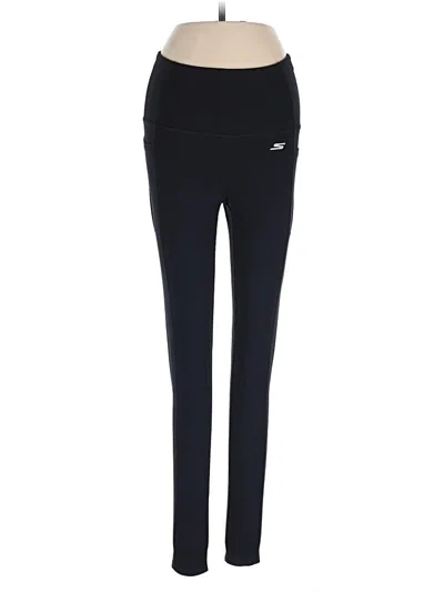 Pre-owned Skechers Active Pants In Black