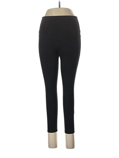 Pre-owned Skechers Active Pants In Black