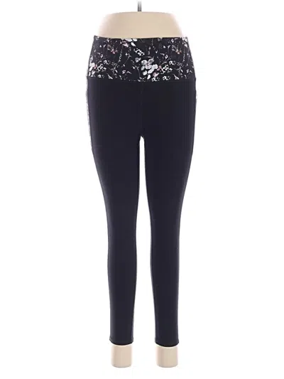 Pre-owned Skechers Active Pants In Black
