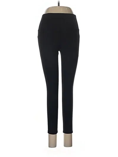 Pre-owned Skechers Active Pants In Black