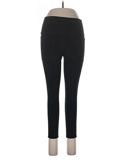 Pre-owned Skechers Active Pants In Black