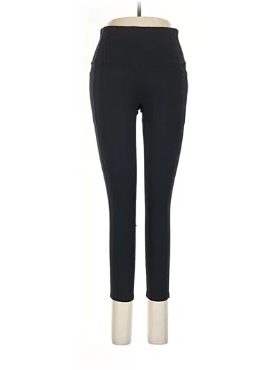 Pre-owned Skechers Active Pants In Black