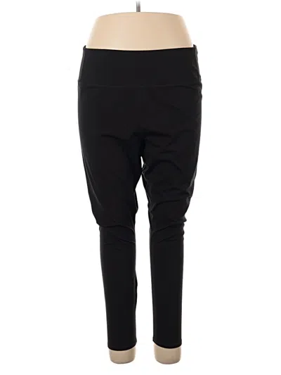 Pre-owned Skechers Active Pants In Black