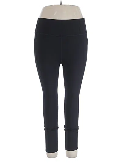 Pre-owned Skechers Active Pants In Black
