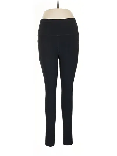 Pre-owned Skechers Active Pants In Black
