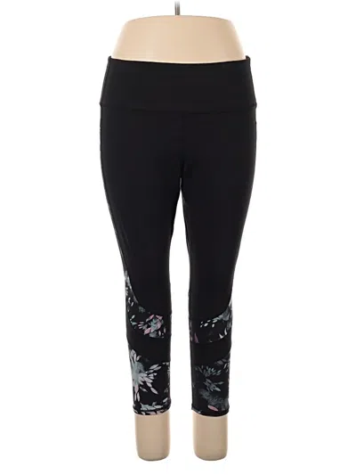 Pre-owned Skechers Active Pants In Black