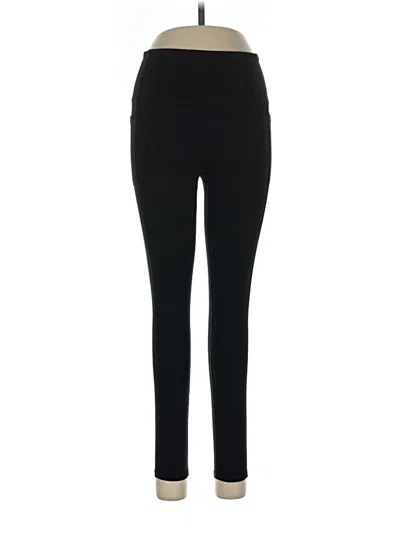 Pre-owned Skechers Active Pants In Black