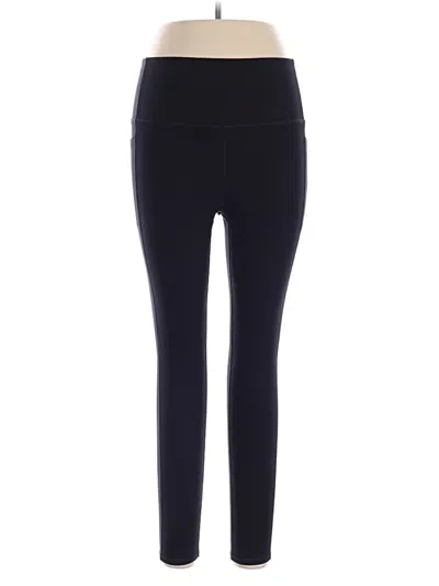 Pre-owned Skechers Active Pants In Black