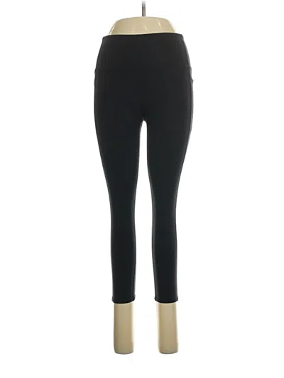 Pre-owned Skechers Active Pants In Black