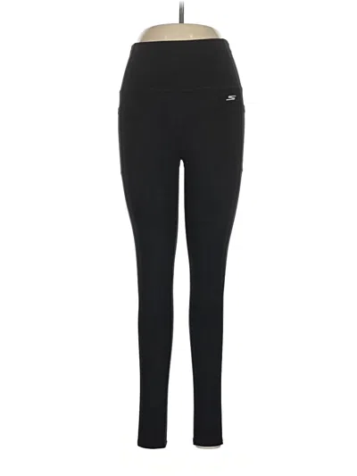 Pre-owned Skechers Active Pants In Black
