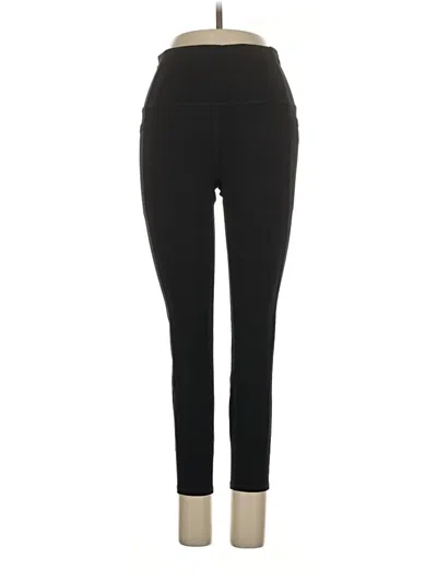 Pre-owned Skechers Active Pants In Black