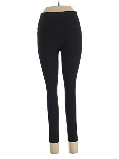 Pre-owned Skechers Active Pants In Black