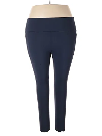 Pre-owned Skechers Active Pants In Blue