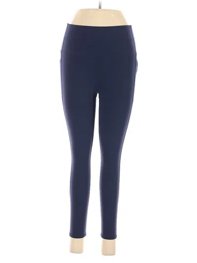 Pre-owned Skechers Active Pants In Blue