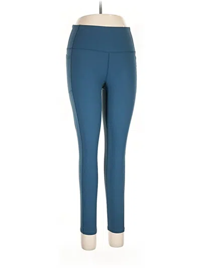 Pre-owned Skechers Active Pants In Blue