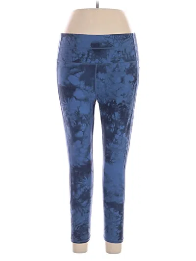 Pre-owned Skechers Active Pants In Blue