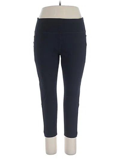 Pre-owned Skechers Active Pants In Blue