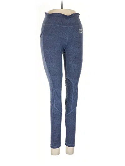 Pre-owned Skechers Active Pants In Blue