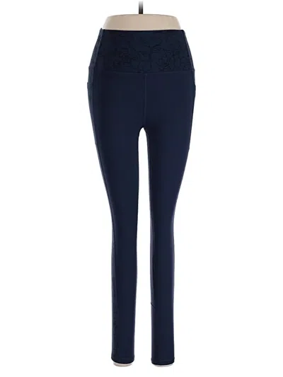 Pre-owned Skechers Active Pants In Blue