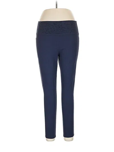 Pre-owned Skechers Active Pants In Blue