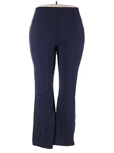Pre-owned Skechers Active Pants In Blue