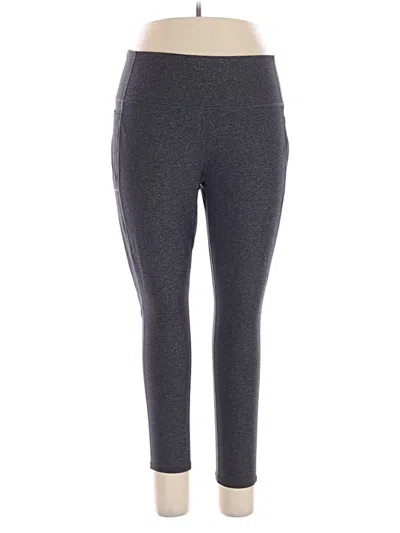 Pre-owned Skechers Active Pants In Gray