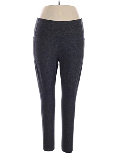 Pre-owned Skechers Active Pants In Gray