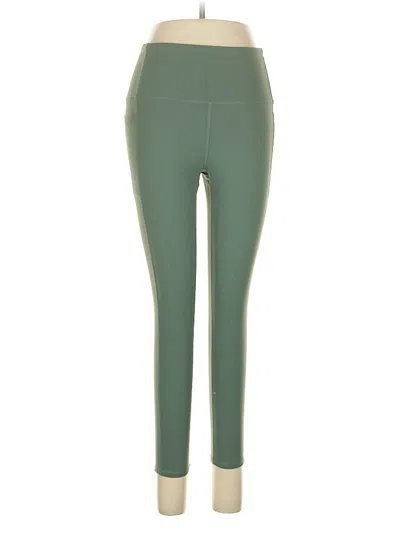 Pre-owned Skechers Active Pants In Green