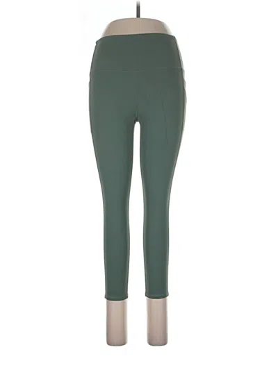 Pre-owned Skechers Active Pants In Green