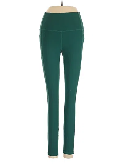 Pre-owned Skechers Active Pants In Green