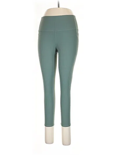 Pre-owned Skechers Active Pants In Green