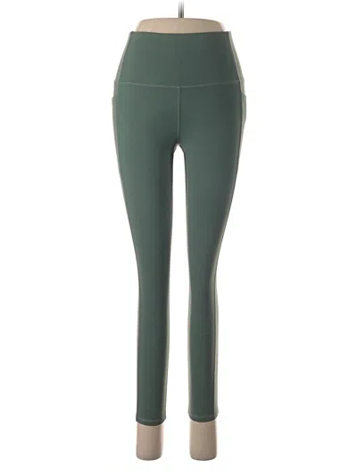 Pre-owned Skechers Active Pants In Green