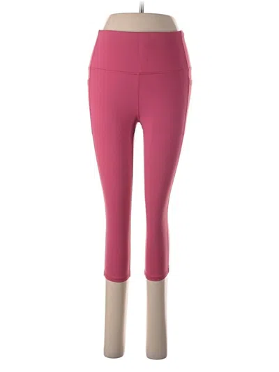 Pre-owned Skechers Active Pants In Pink