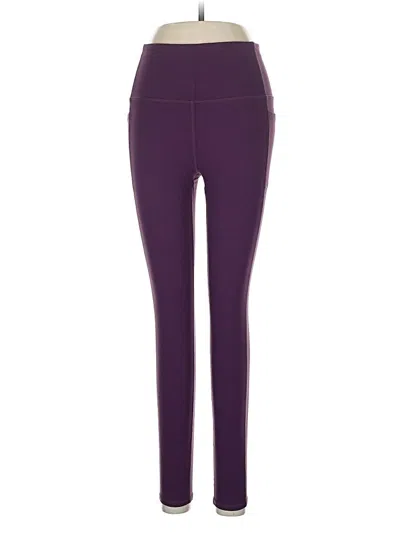 Pre-owned Skechers Active Pants In Purple