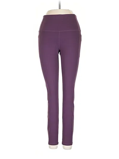 Pre-owned Skechers Active Pants In Purple