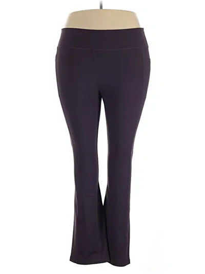 Pre-owned Skechers Active Pants In Purple